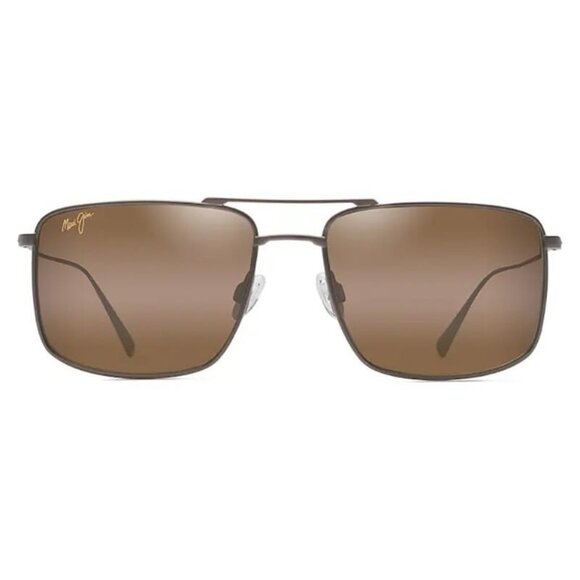 New MAUI JIM Aeko Brown Polarised Square H886 01 Sunglasses Women - Picture 2 of 4